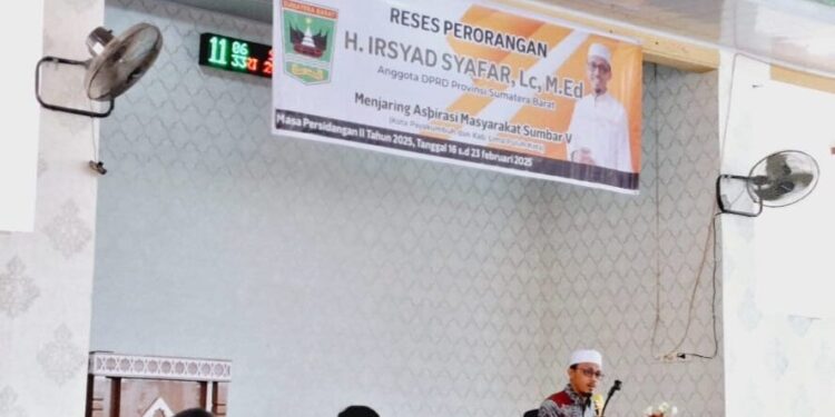 Irsyad Syafar Jemput Aspirasi Masyarakat Payakumbuh dan Limapuluh Kota