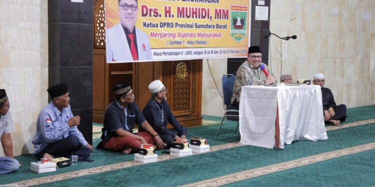 Ketua DPRD Sumbar Serap Aspirasi Masyarakat Padang Sarai Koto Tangah