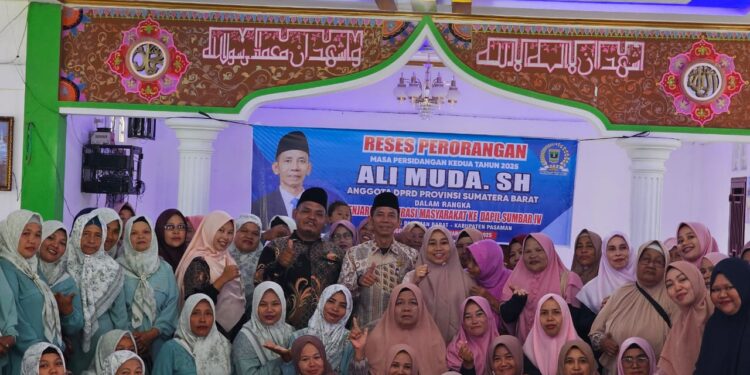 Ali Muda Reses di Jorong Sakato Jaya.