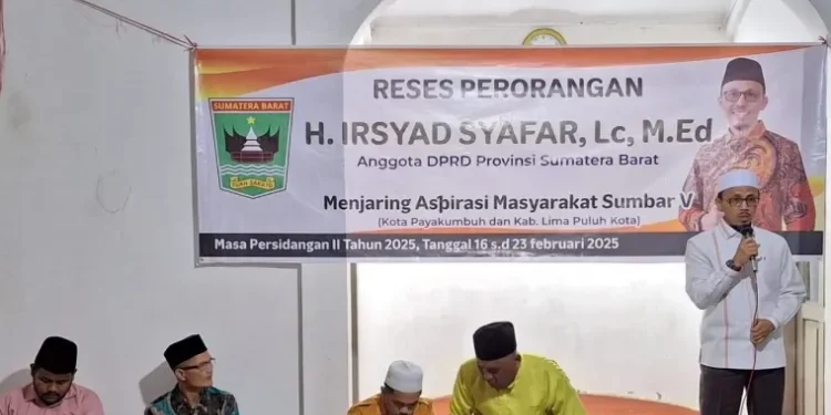 Irsyad Syafar Jemput Aspirasi Masyarakat Sungai Beringin