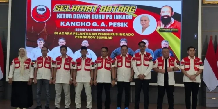 Evi Yandri Dilantik Sebagai Ketua Pengprov Inkado Sumbar