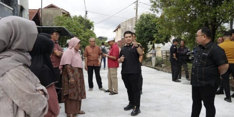 M. Iqra Chissa Putra Tinjau Pembangunan Infrastruktur di Pauh