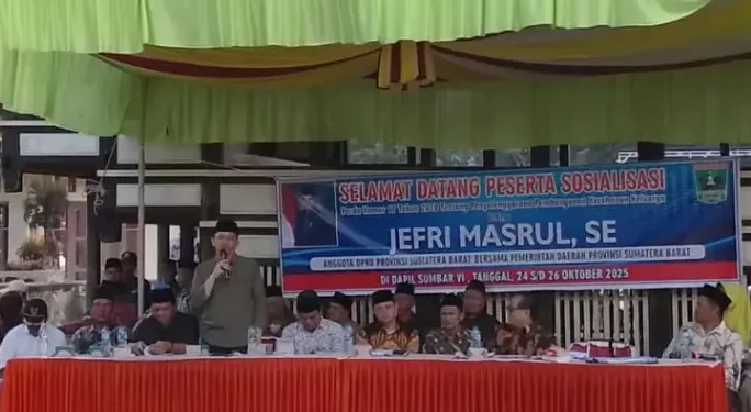 Anggota DPRD Sumbar Jefri Masrul Sosialisasikan Perda Ketahanan Keluarga di Lintau Buo
